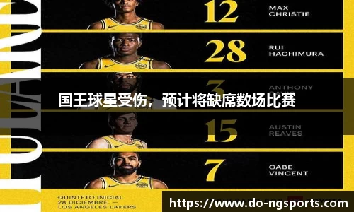 国王球星受伤，预计将缺席数场比赛